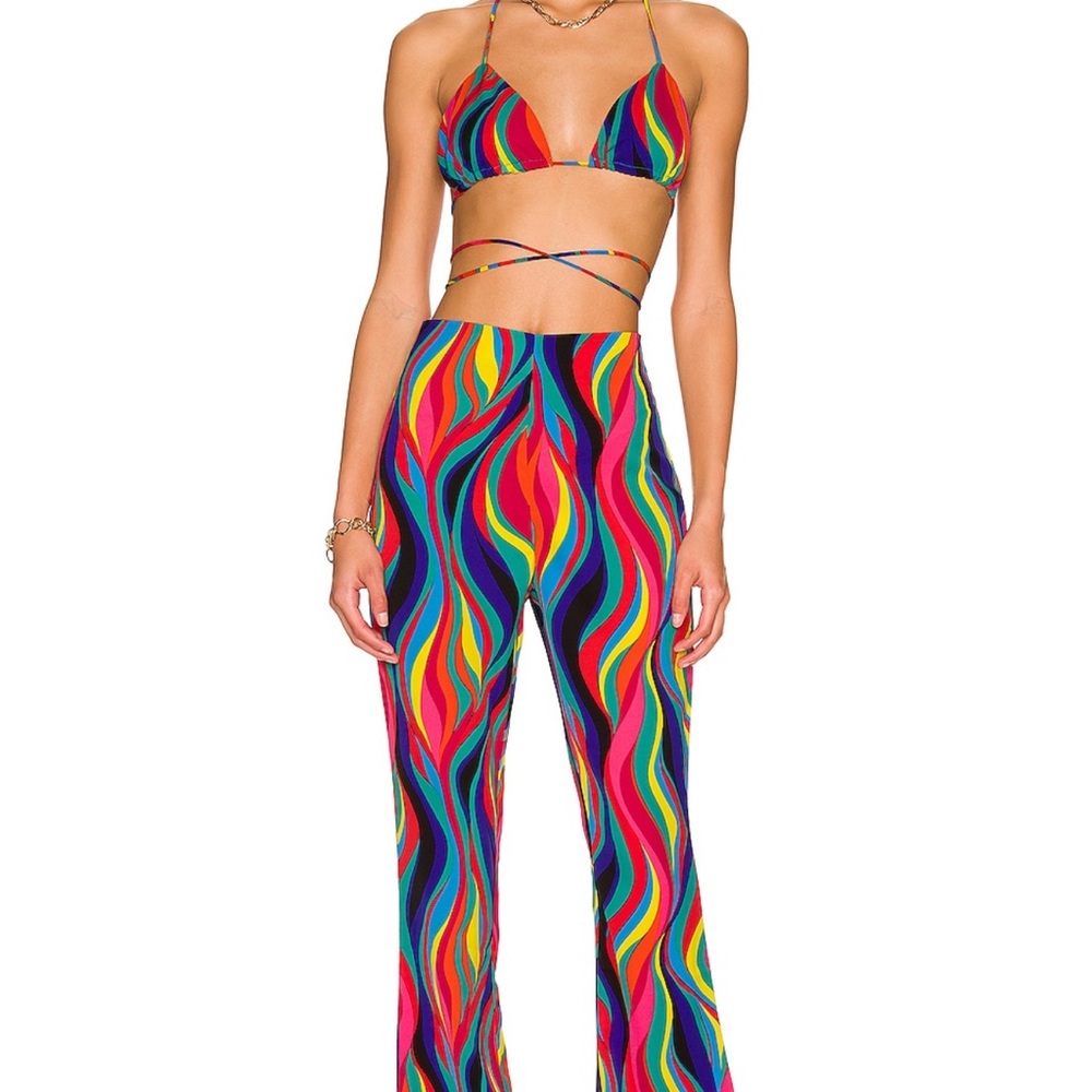 Revolve Superdown Tamera Bra Pant Set